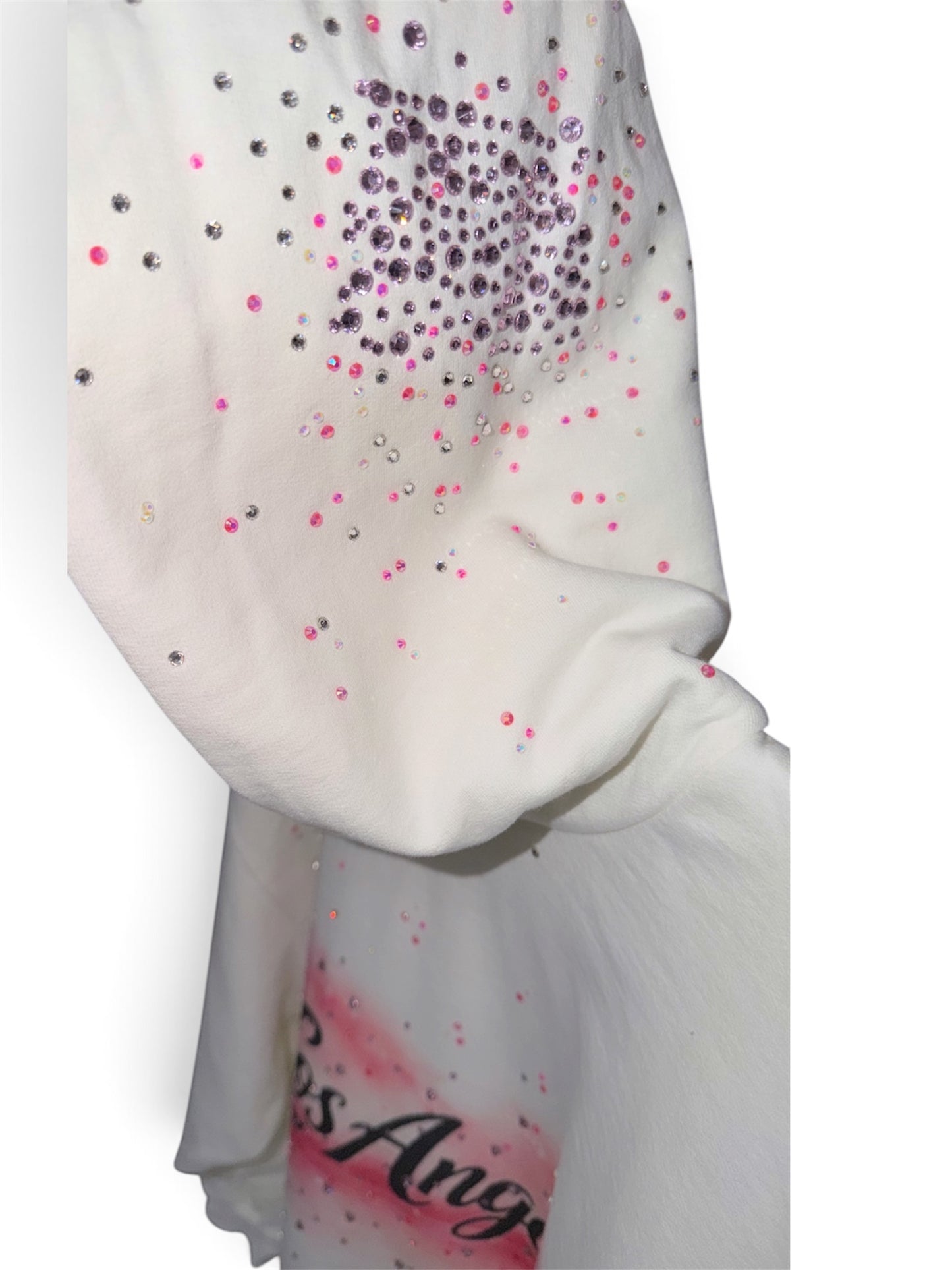 Los Angeles Crystal Airbrush Hoodie
