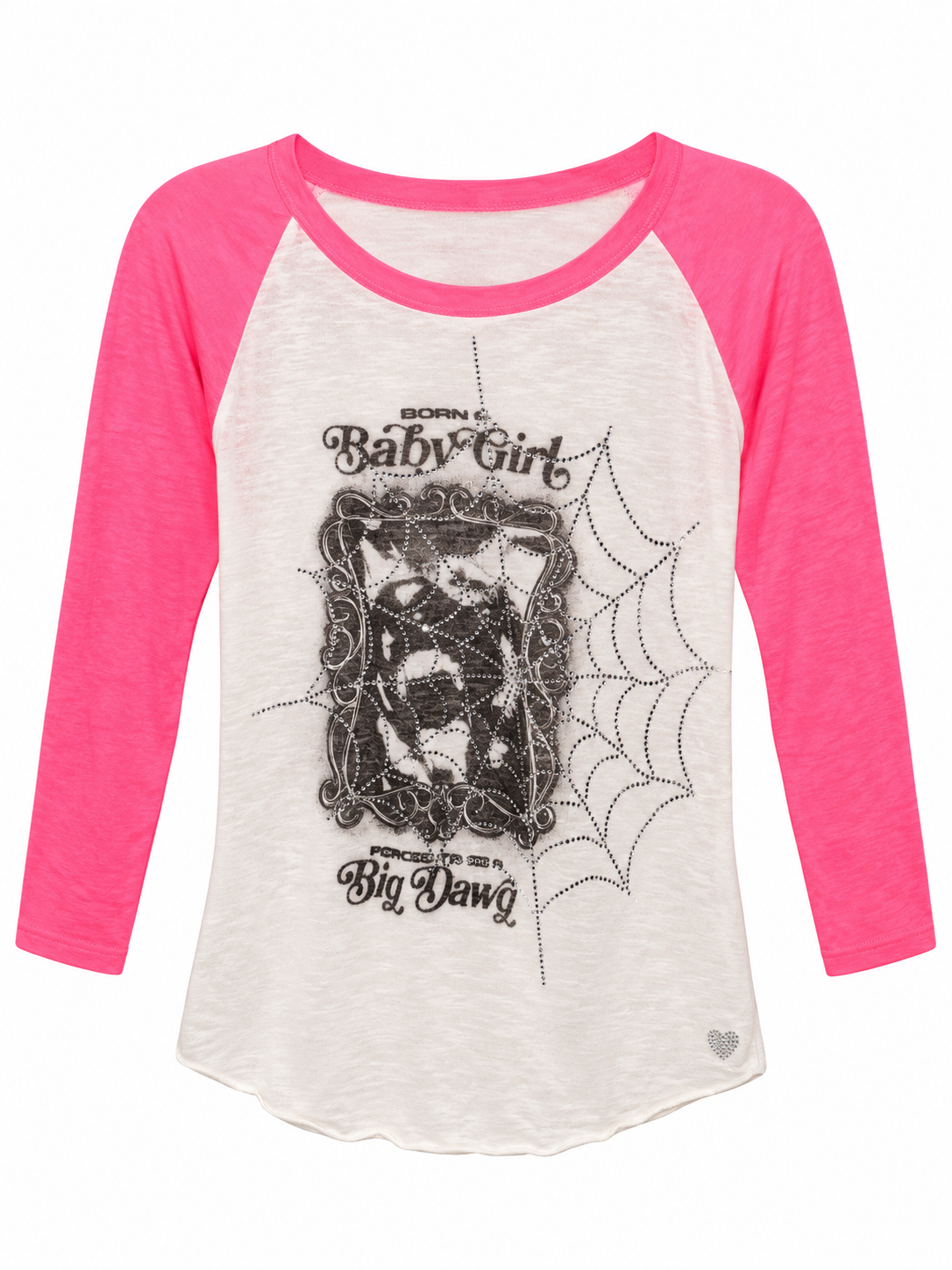 Baby Girl / Big Dawg Crystal Raglan